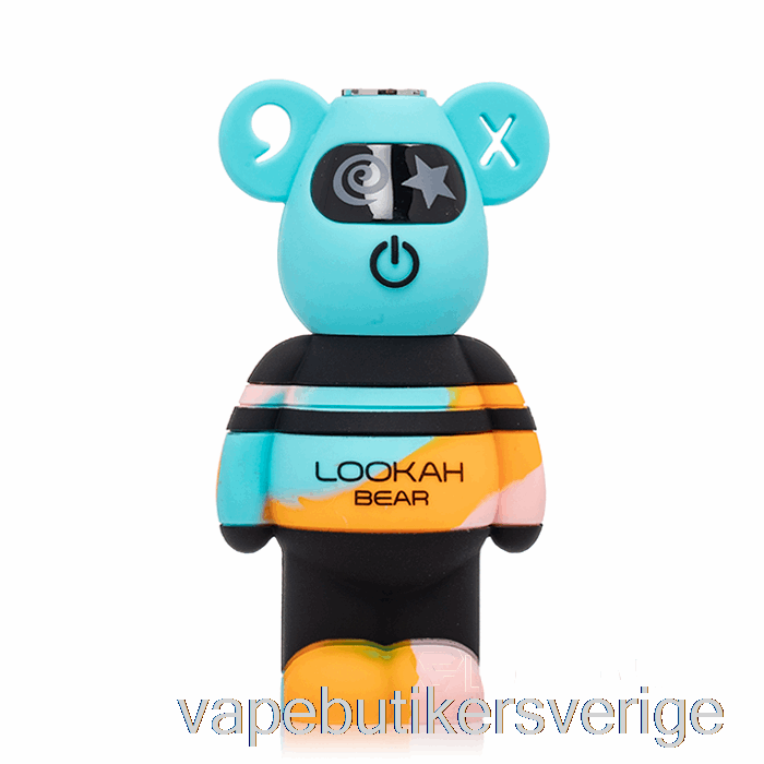 Vape Sverige Lookah Bear 510 Batteri Blå Slipsfärg
